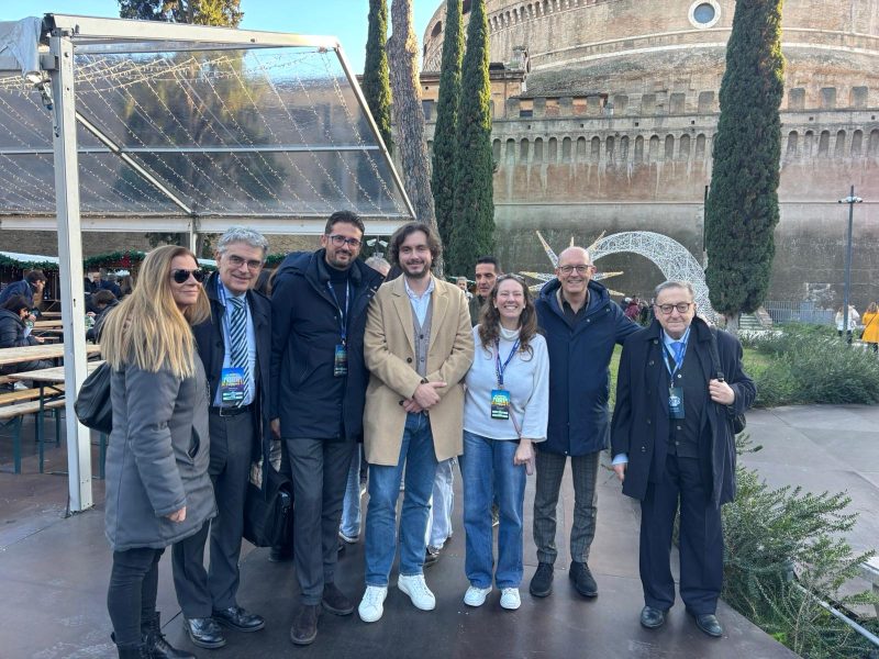 Andrea Tremaglia durante un'attività pubblica